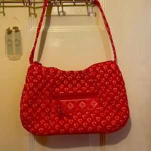 Vera bradley Nantucket red shoulder bag 11.5 x 7x4